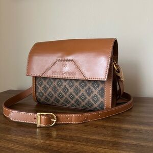 Mario Valentino Diamond Leather Shoulder Bag